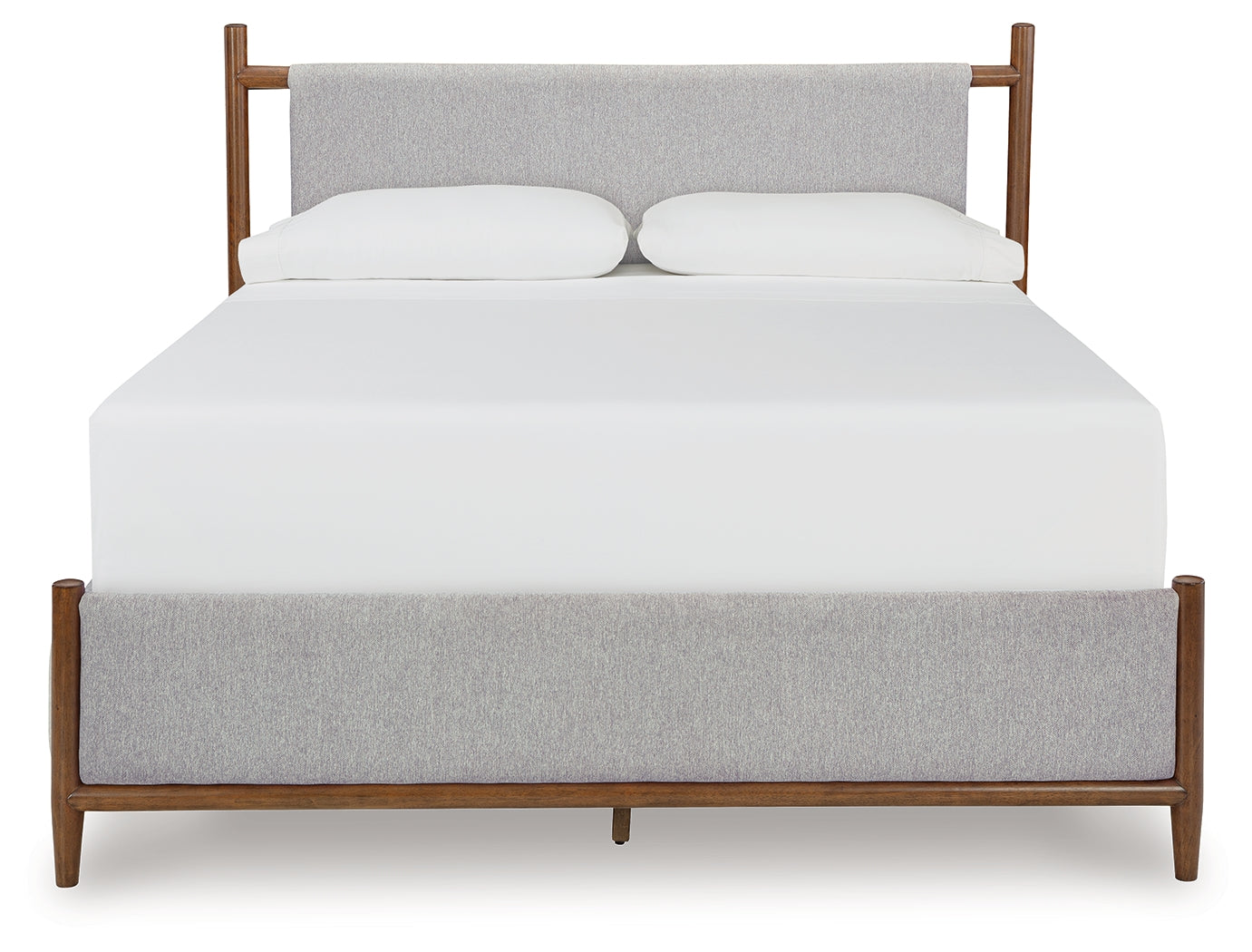 Lyncott Brown California King Upholstered Bed