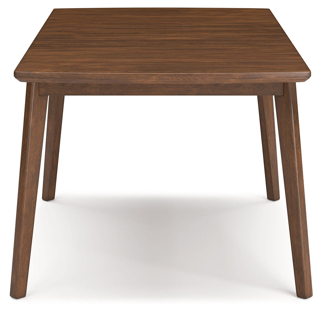 Lyncott Brown Dining Table w/ Extension (64" D)