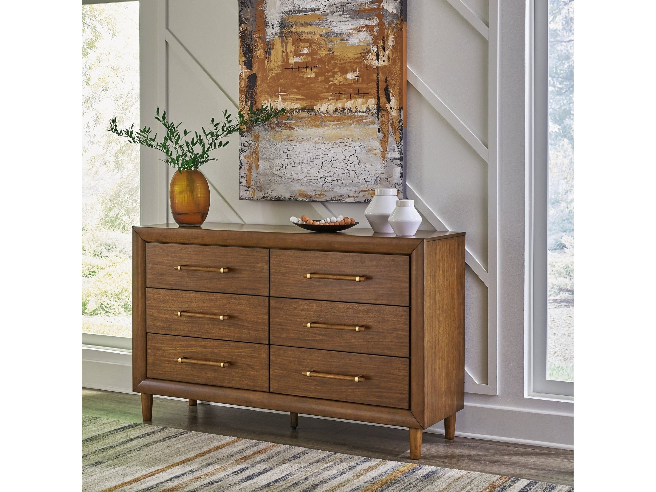 Lyncott Brown Dresser