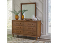 Lyncott Brown Dresser and Mirror