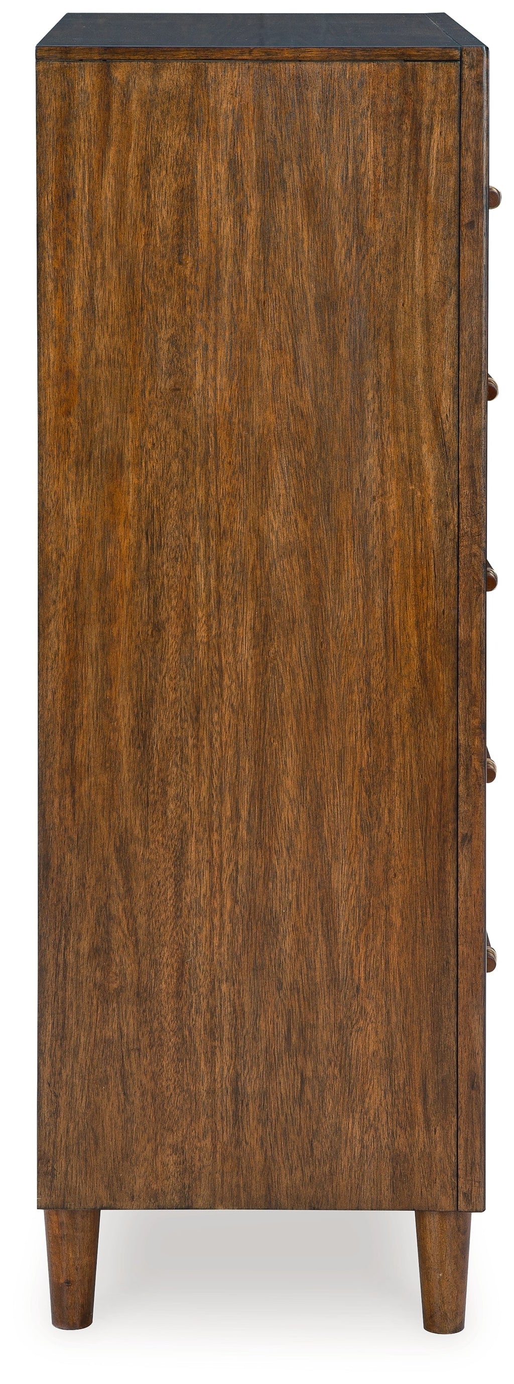 Lyncott Brown King Upholstered Bedroom Set with Chest and Nightstand