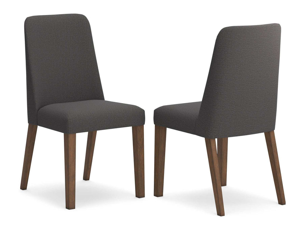 Lyncott Charcoal & Brown Dining Chair (Set of 2)