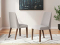 Lyncott Gray & Brown Dining Chair (Set of 2)