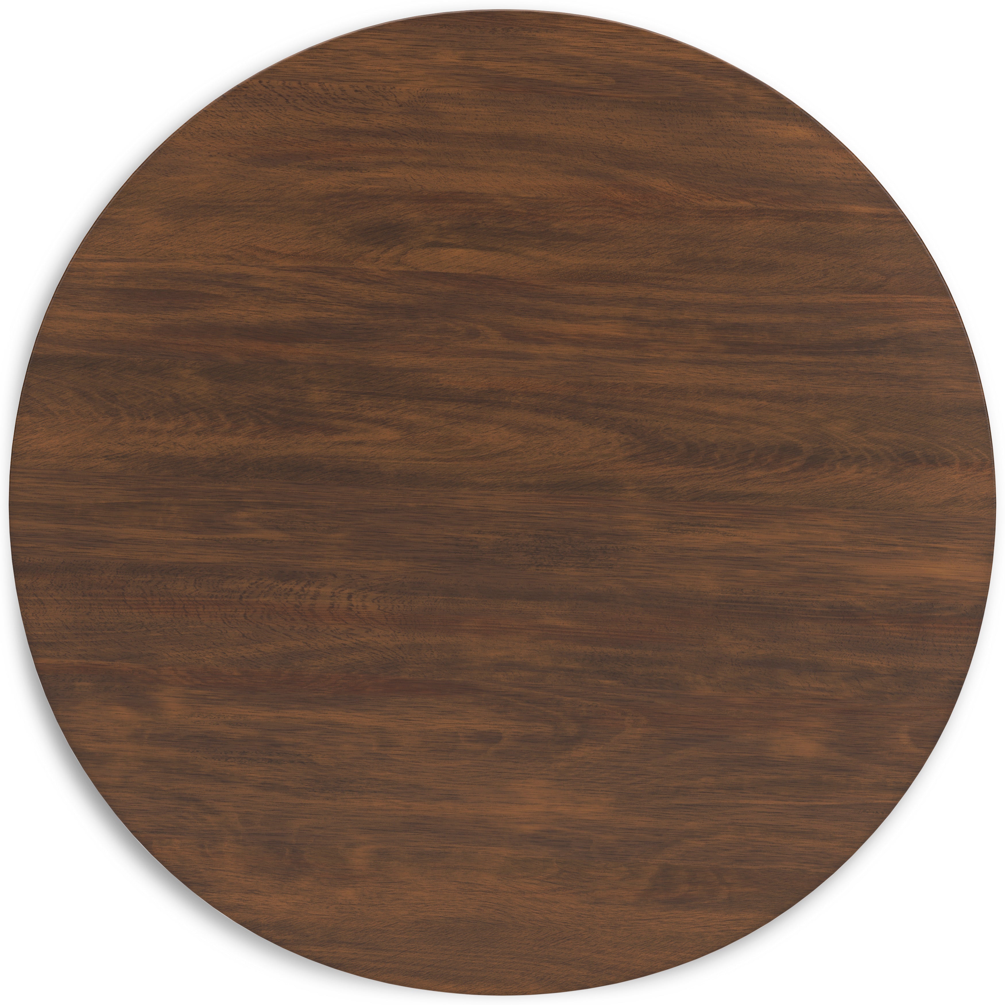 Lyncott Gray & Brown Round Dining Room Set / 5pc