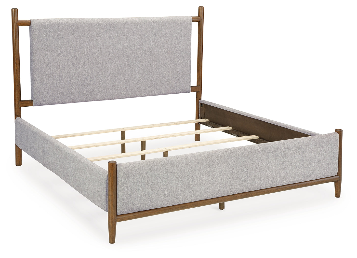 Lyncott King Upholstered Bedroom Set with Dresser and Mirror