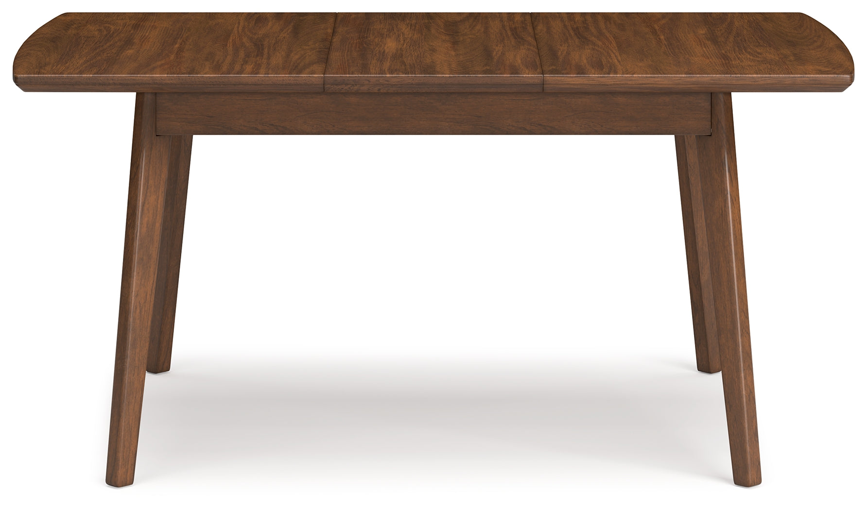 Lyncott Mustard/Brown Dining Table w/ 4 Chairs