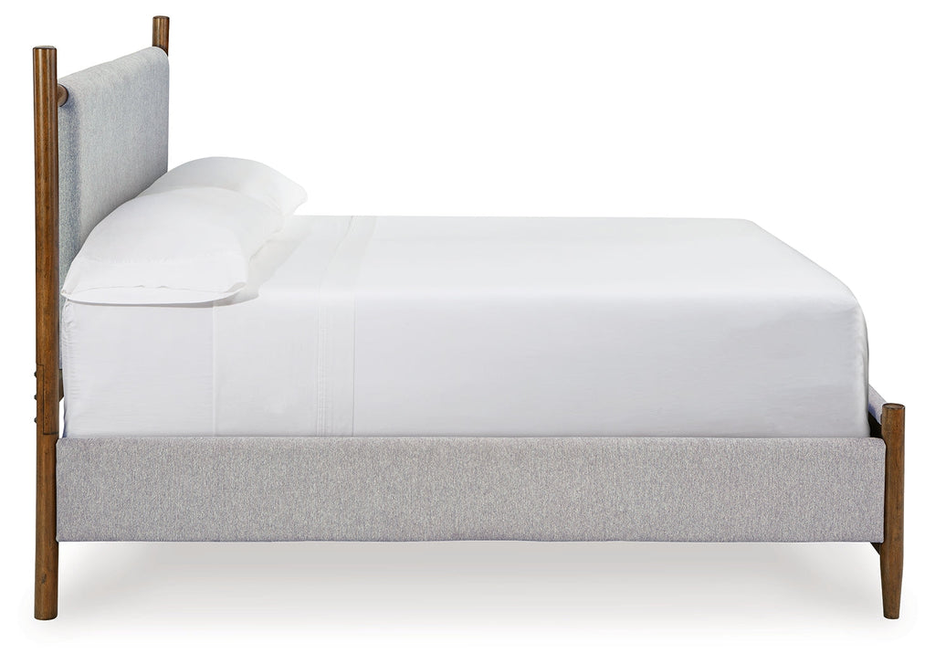 Lyncott Queen Upholstered Panel Bed