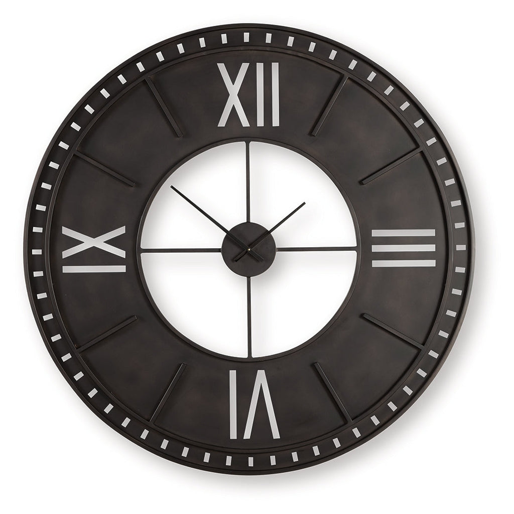 Lytle Antique Brown Wall Clock