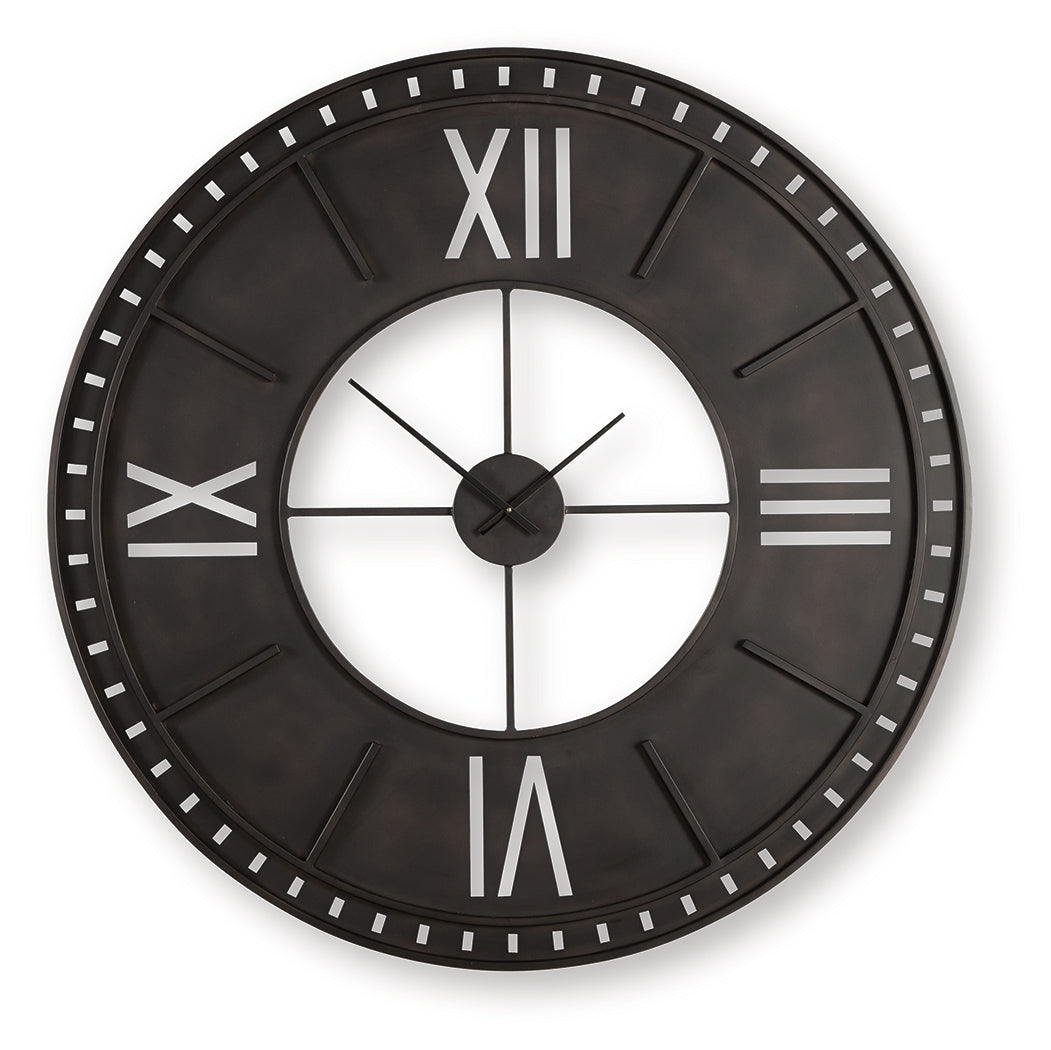 Lytle Antique Brown Wall Clock