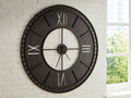 Lytle Antique Brown Wall Clock