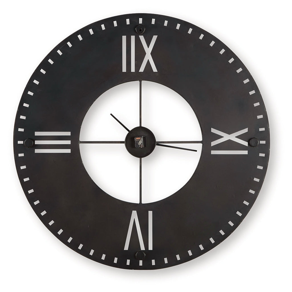 Lytle Antique Brown Wall Clock