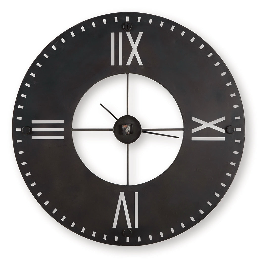 Lytle Antique Brown Wall Clock