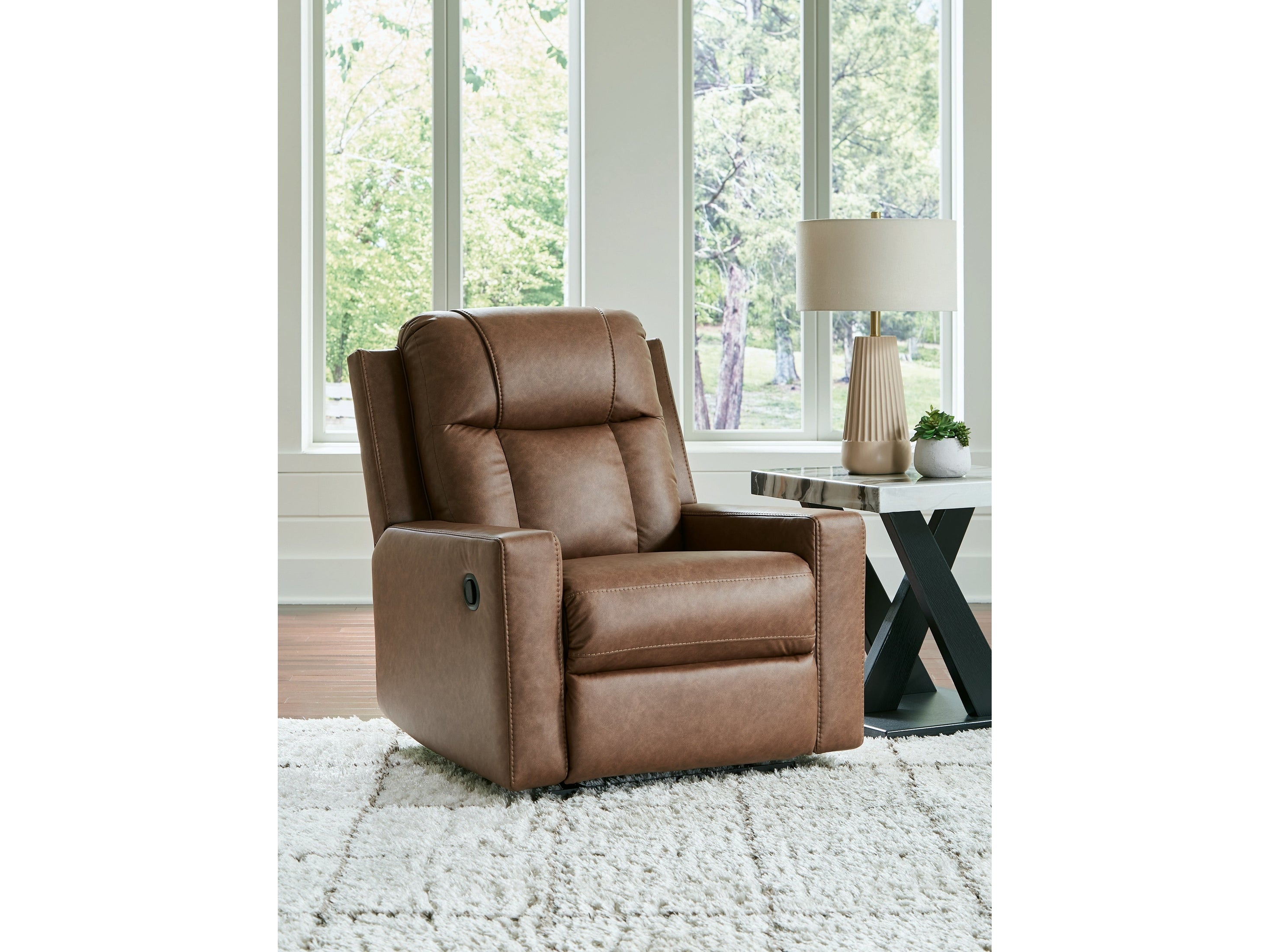 Mackmenville Caramel Recliner