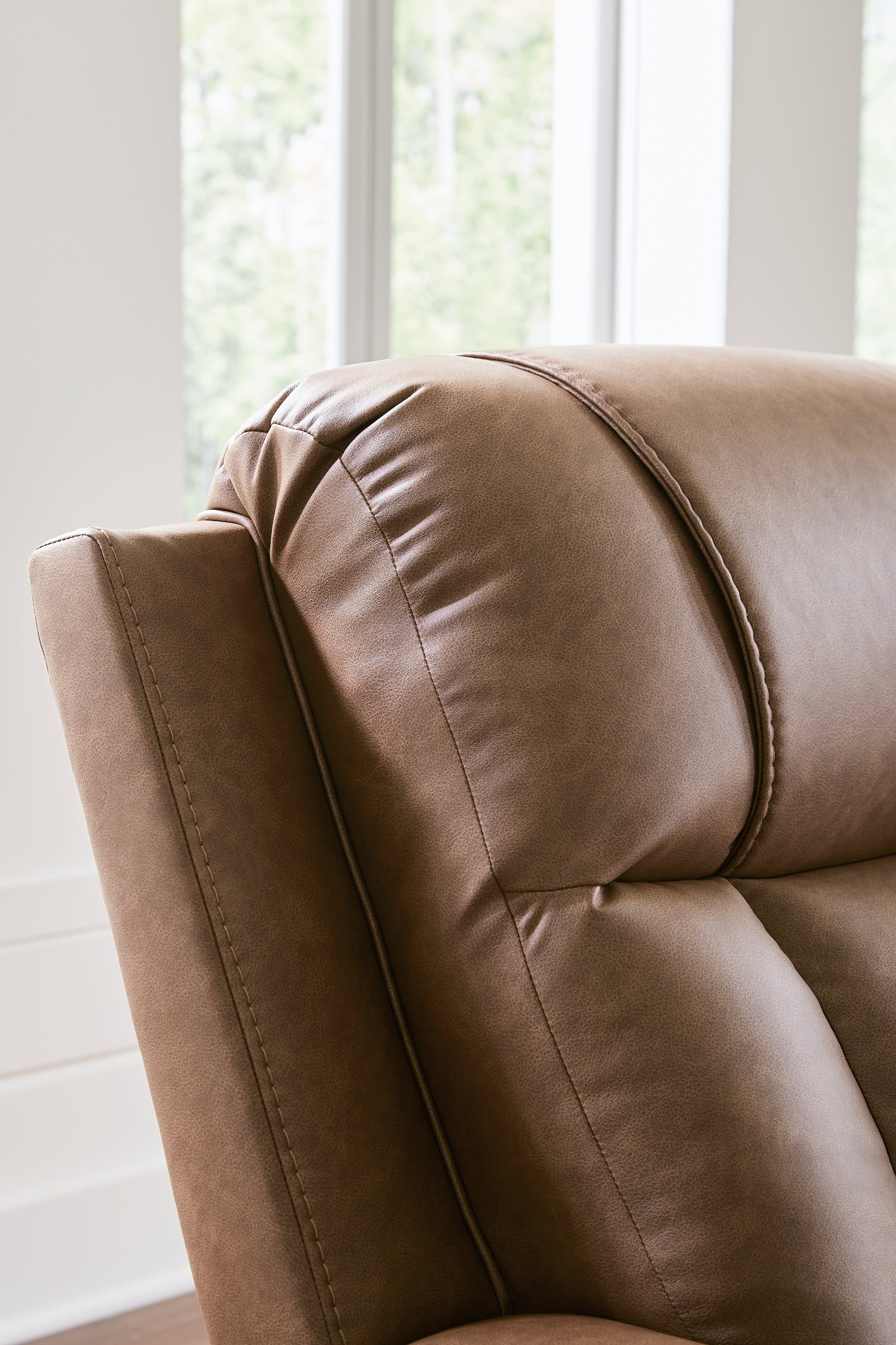 Mackmenville Caramel Recliner