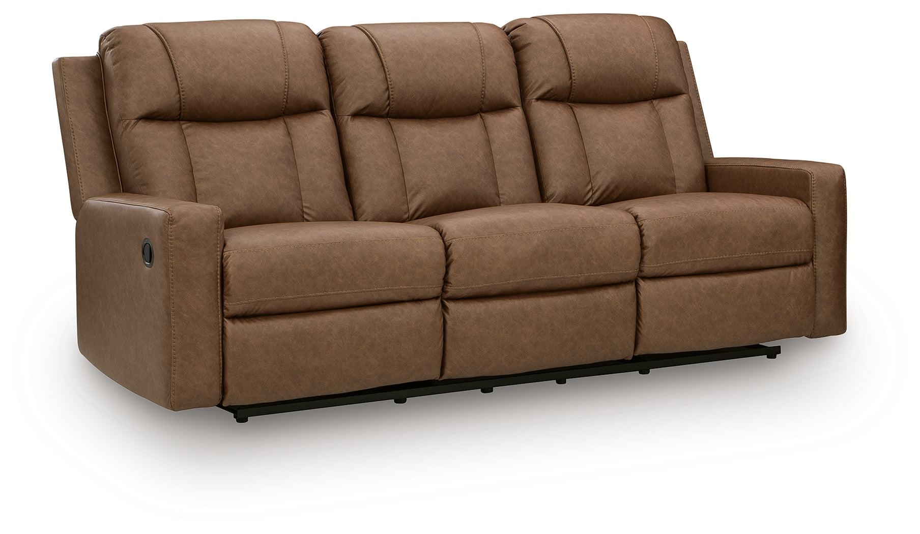 Mackmenville Caramel Reclining Sofa and Loveseat