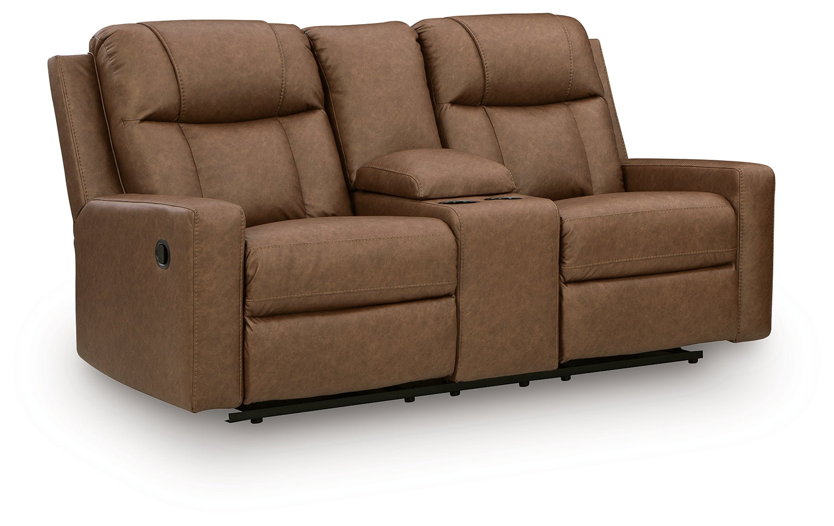 Mackmenville Caramel Reclining Sofa and Loveseat