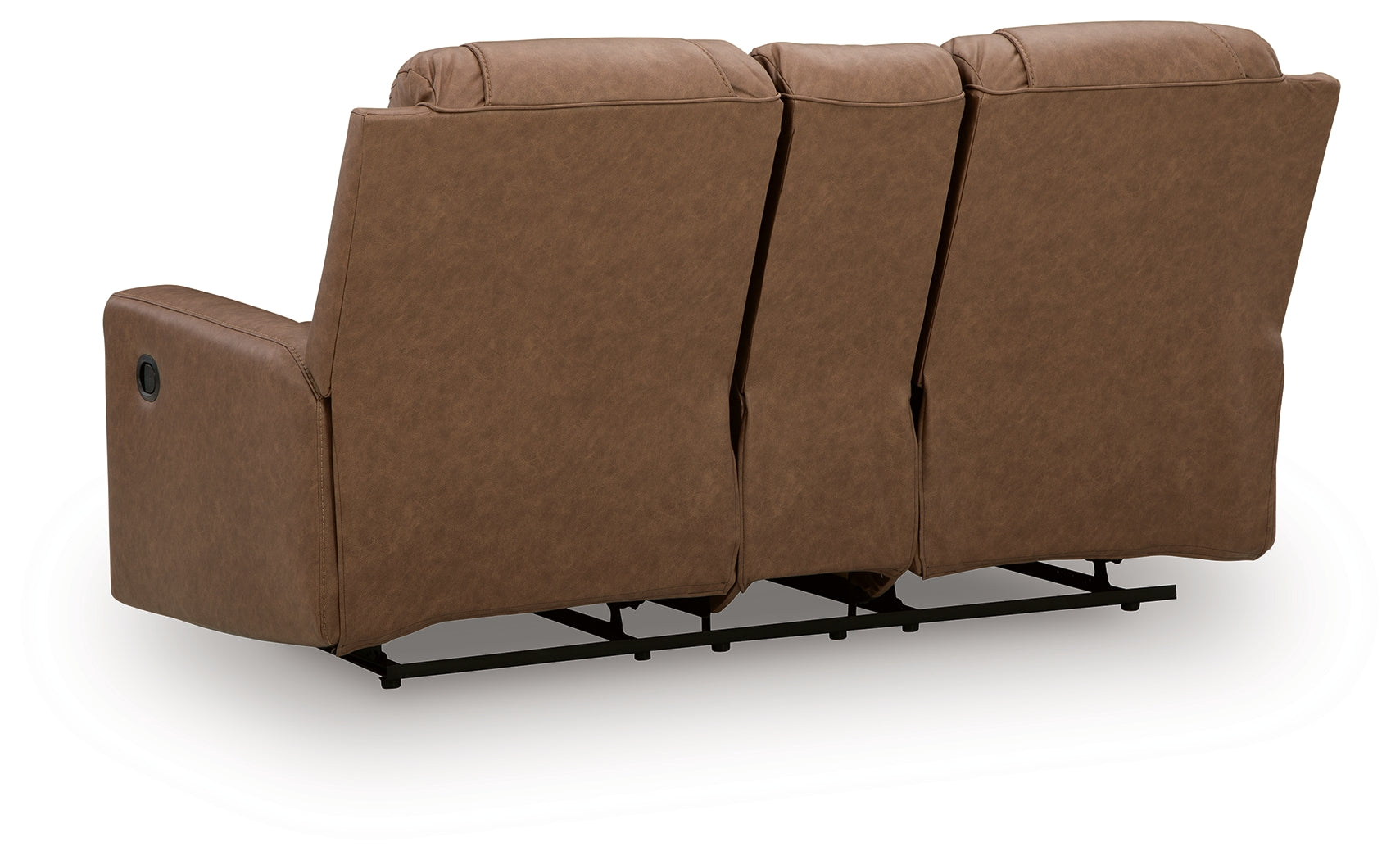 Mackmenville Caramel Reclining Sofa and Loveseat