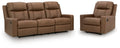 Mackmenville Caramel Reclining Sofa and Recliner