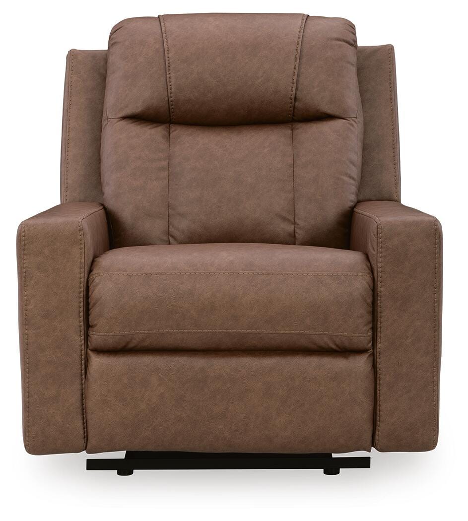 Mackmenville Caramel Reclining Sofa and Recliner