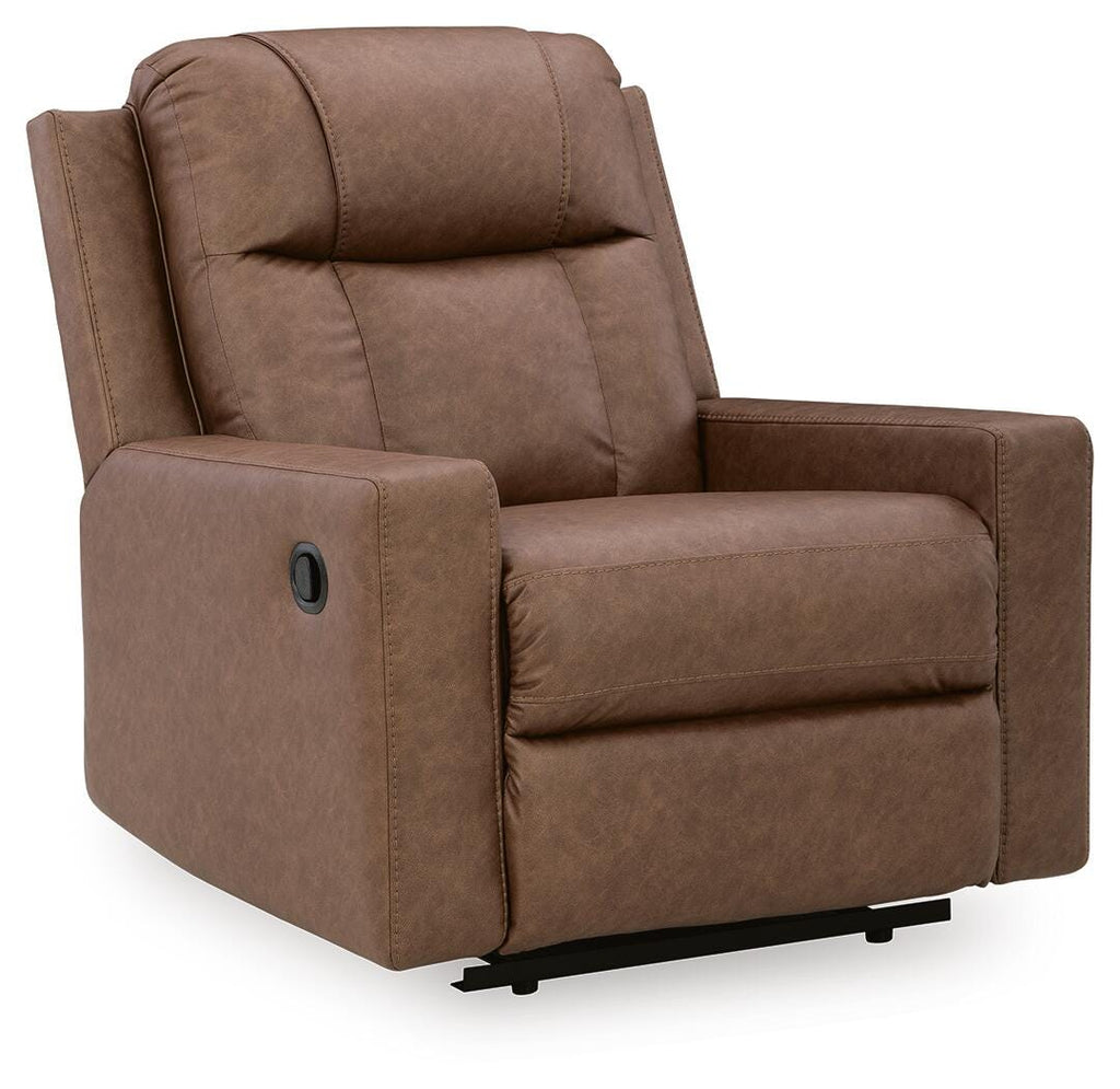 Mackmenville Caramel Reclining Sofa and Recliner
