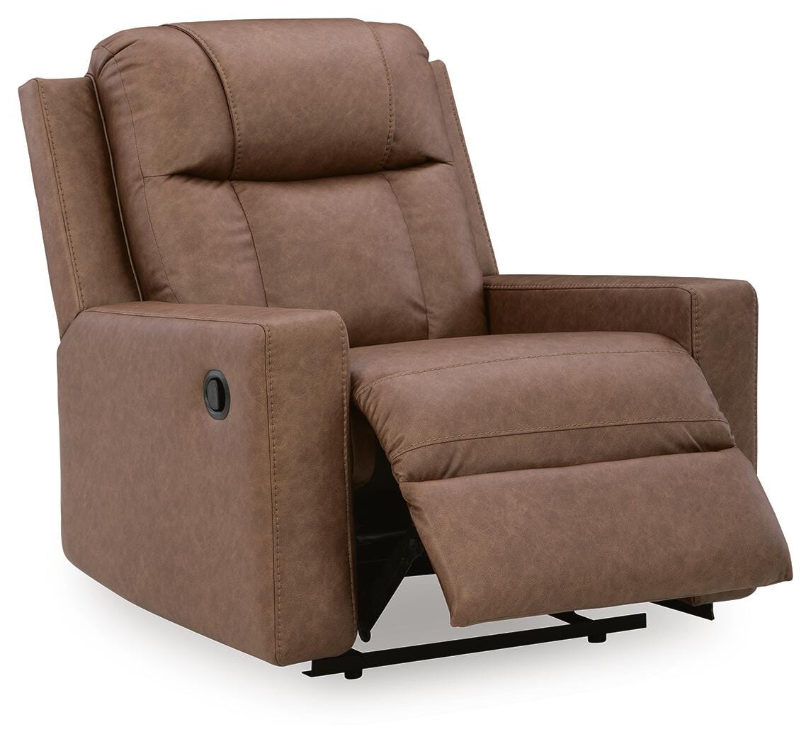 Mackmenville Caramel Reclining Sofa and Recliner