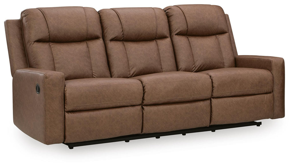 Mackmenville Caramel Reclining Sofa and Recliner