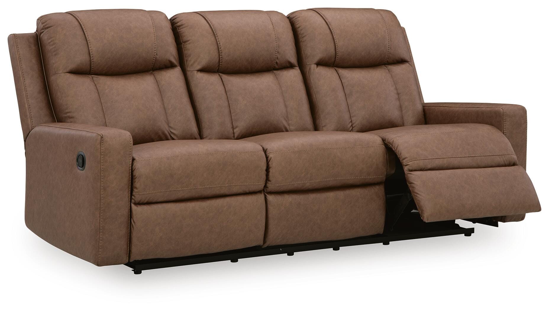 Mackmenville Caramel Reclining Sofa and Recliner