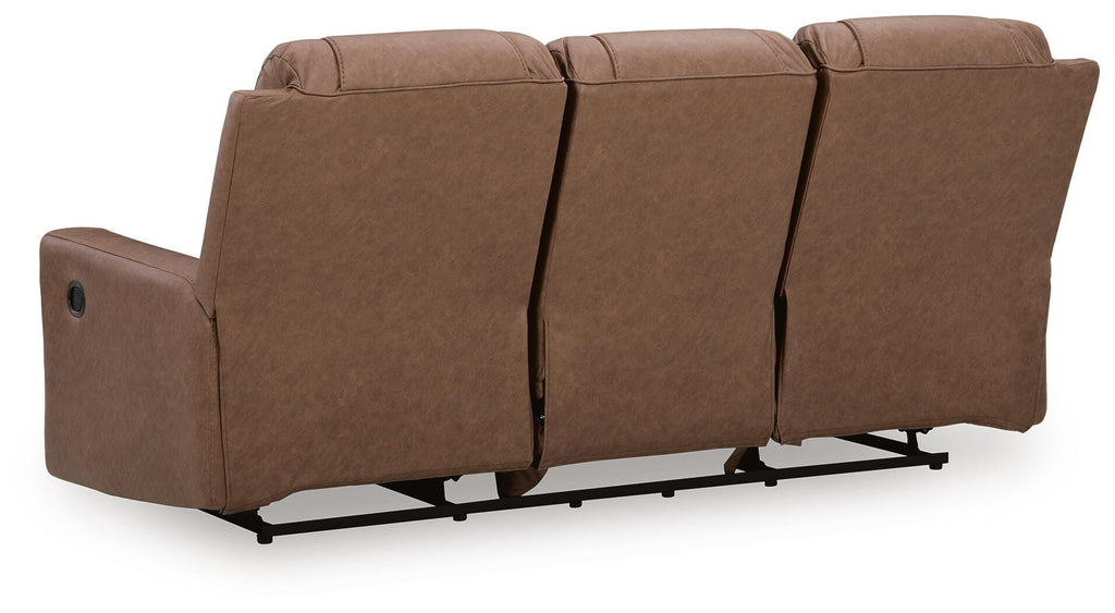 Mackmenville Caramel Reclining Sofa and Recliner