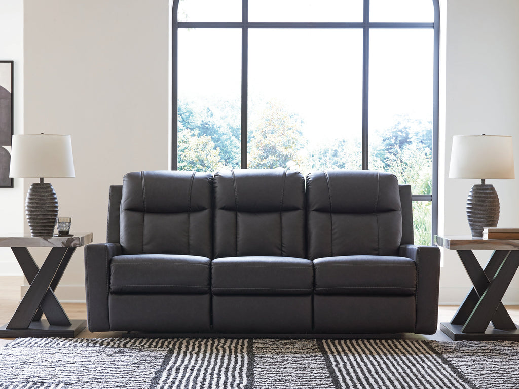 Mackmenville Carbon Reclining Sofa