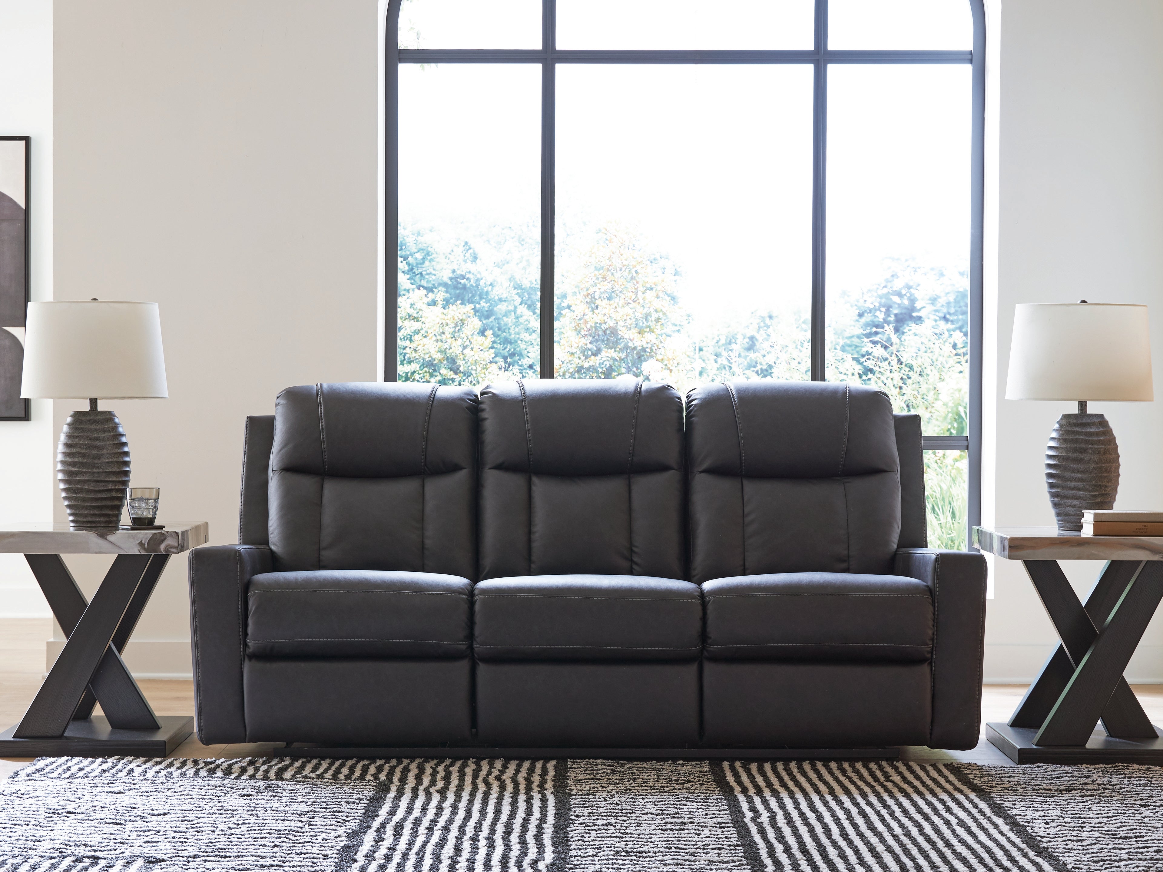 Mackmenville Carbon Reclining Sofa