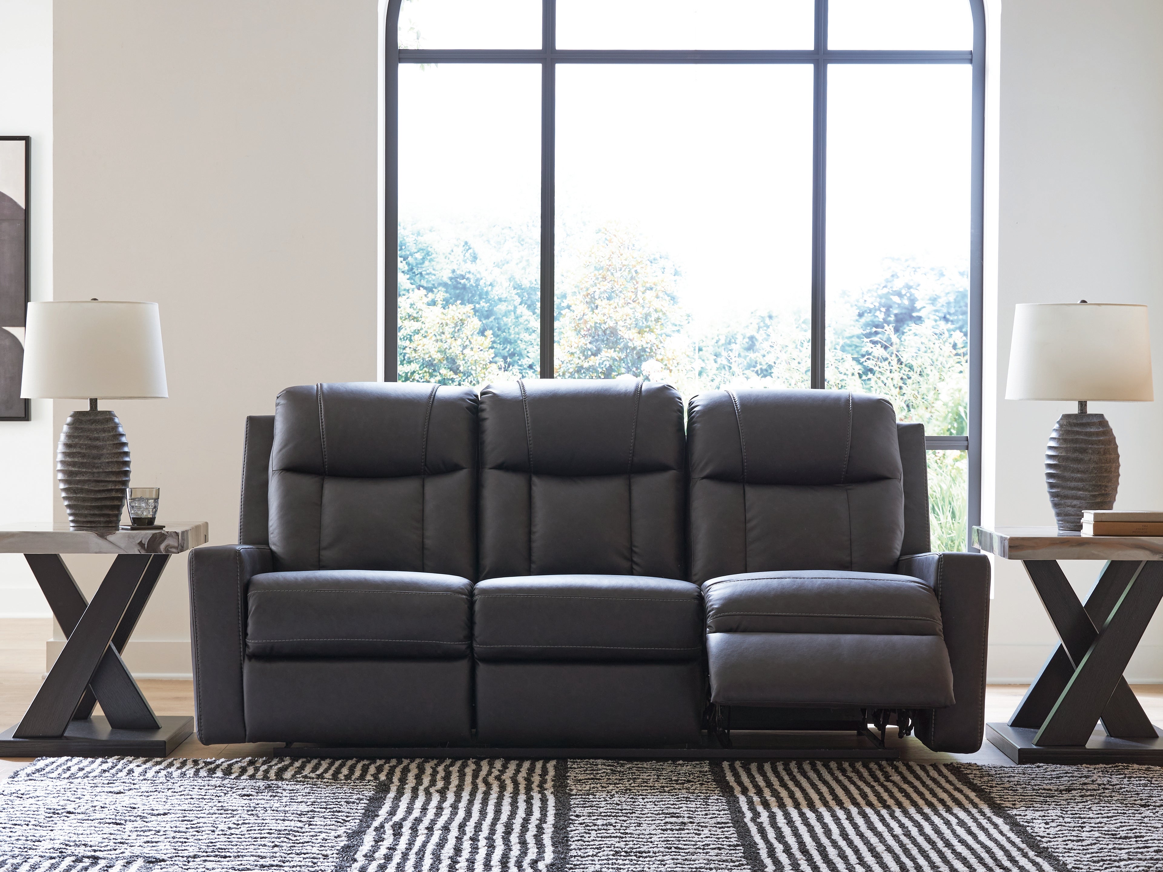 Mackmenville Carbon Reclining Sofa