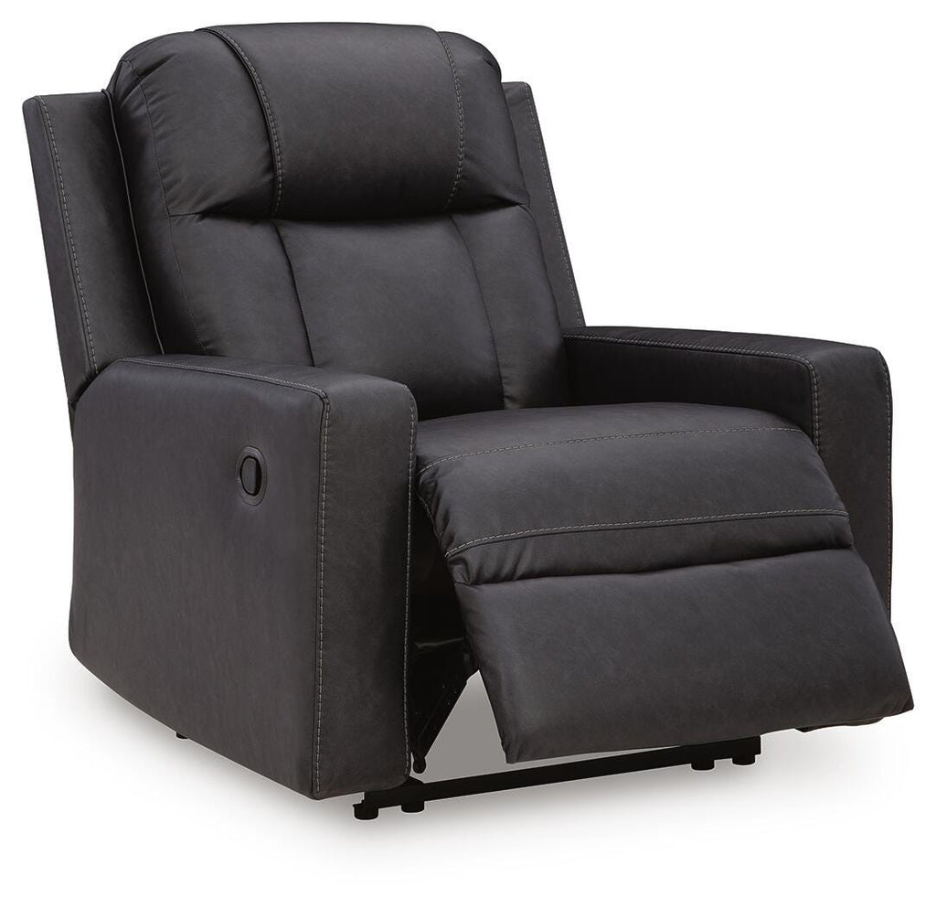Mackmenville Carbon Reclining Sofa and Recliner