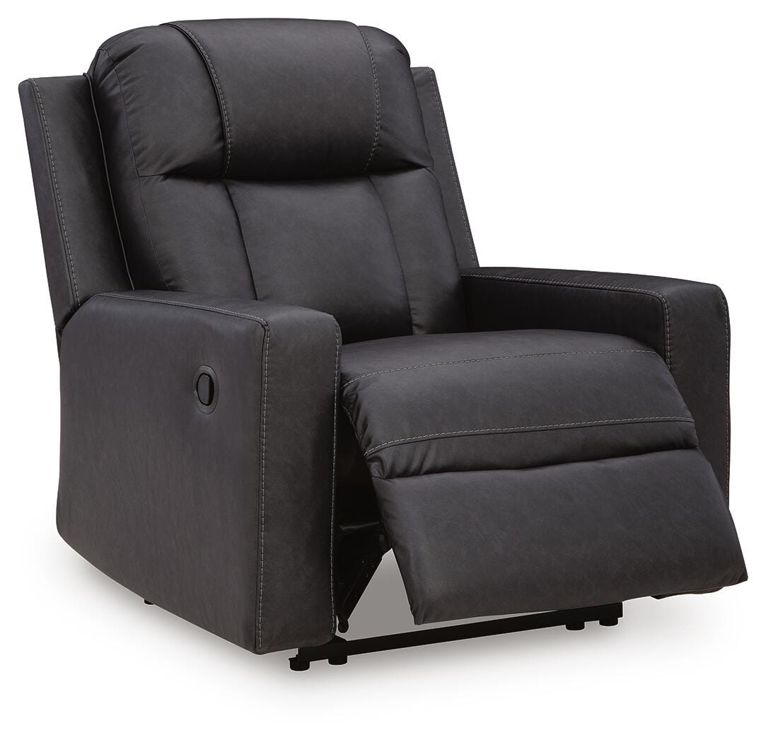 Mackmenville Carbon Reclining Sofa and Recliner
