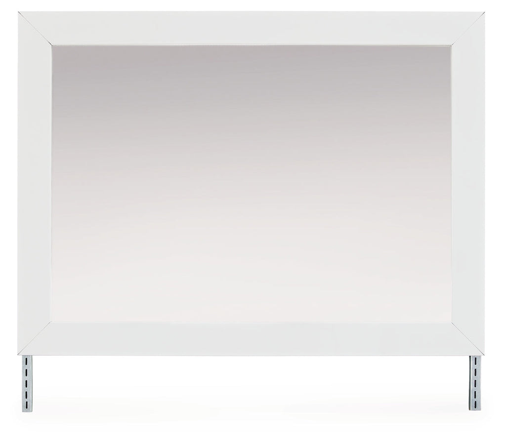Maeling White Bedroom Mirror