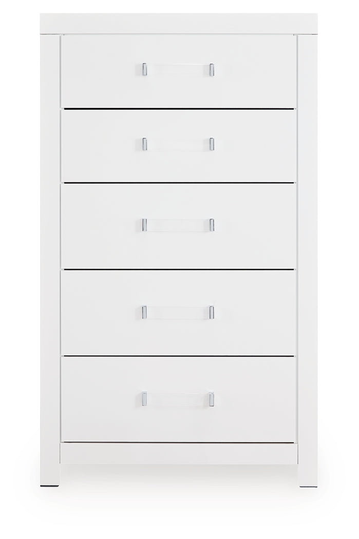 Maeling White Chest of Drawers