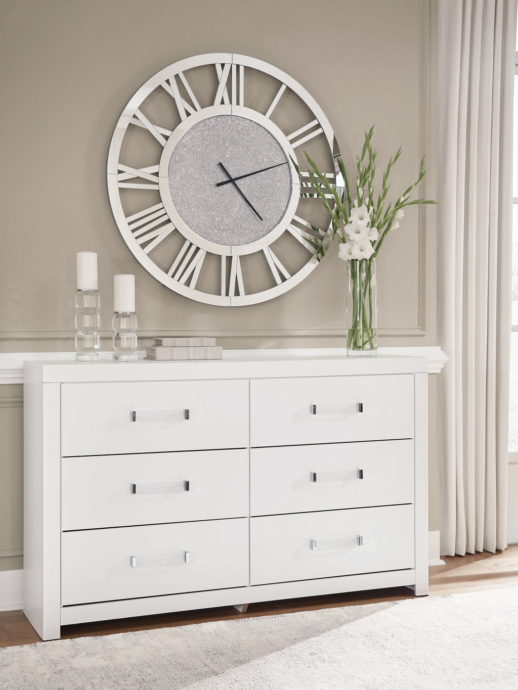 Maeling White Dresser