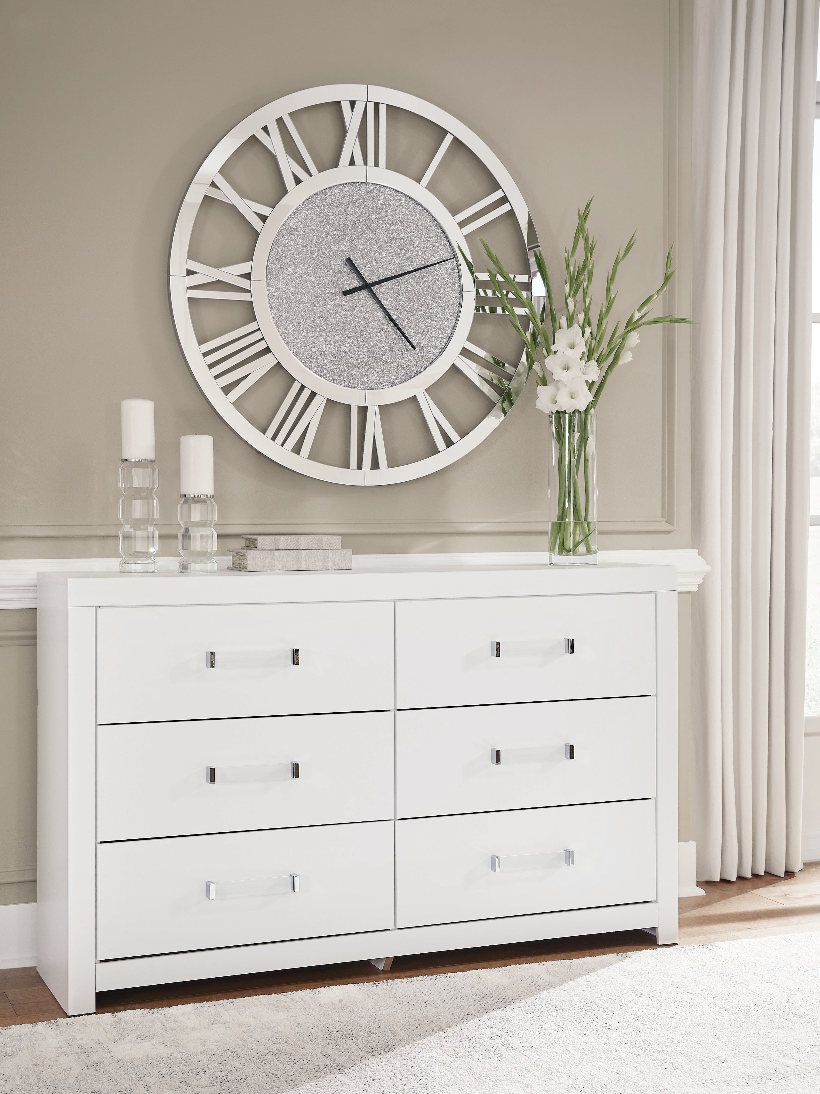 Maeling White Dresser