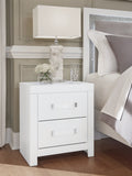 Maeling White Nightstand
