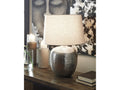 Magalie Antique Silver Table Lamp (Set of 2)