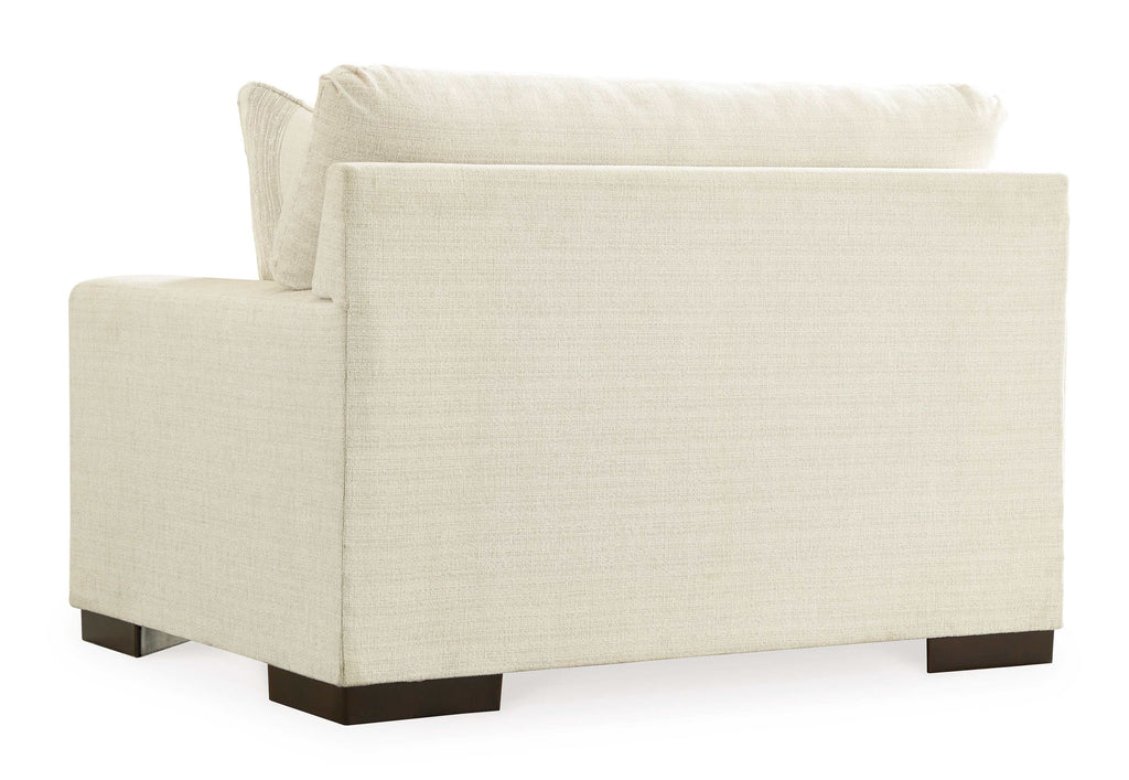 Maggie Birch Oversized Chair & Ottoman Set