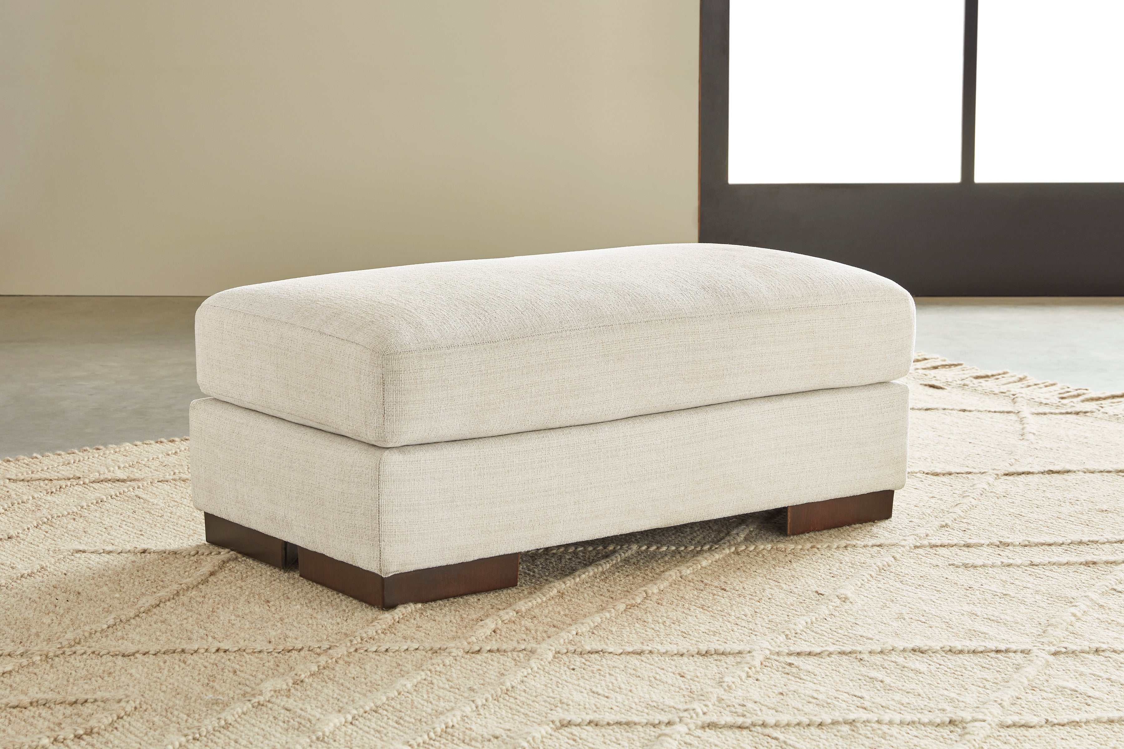 Maggie Birch Oversized Chair & Ottoman Set