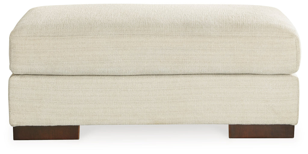 Maggie Birch Oversized Chair and Ottoman
