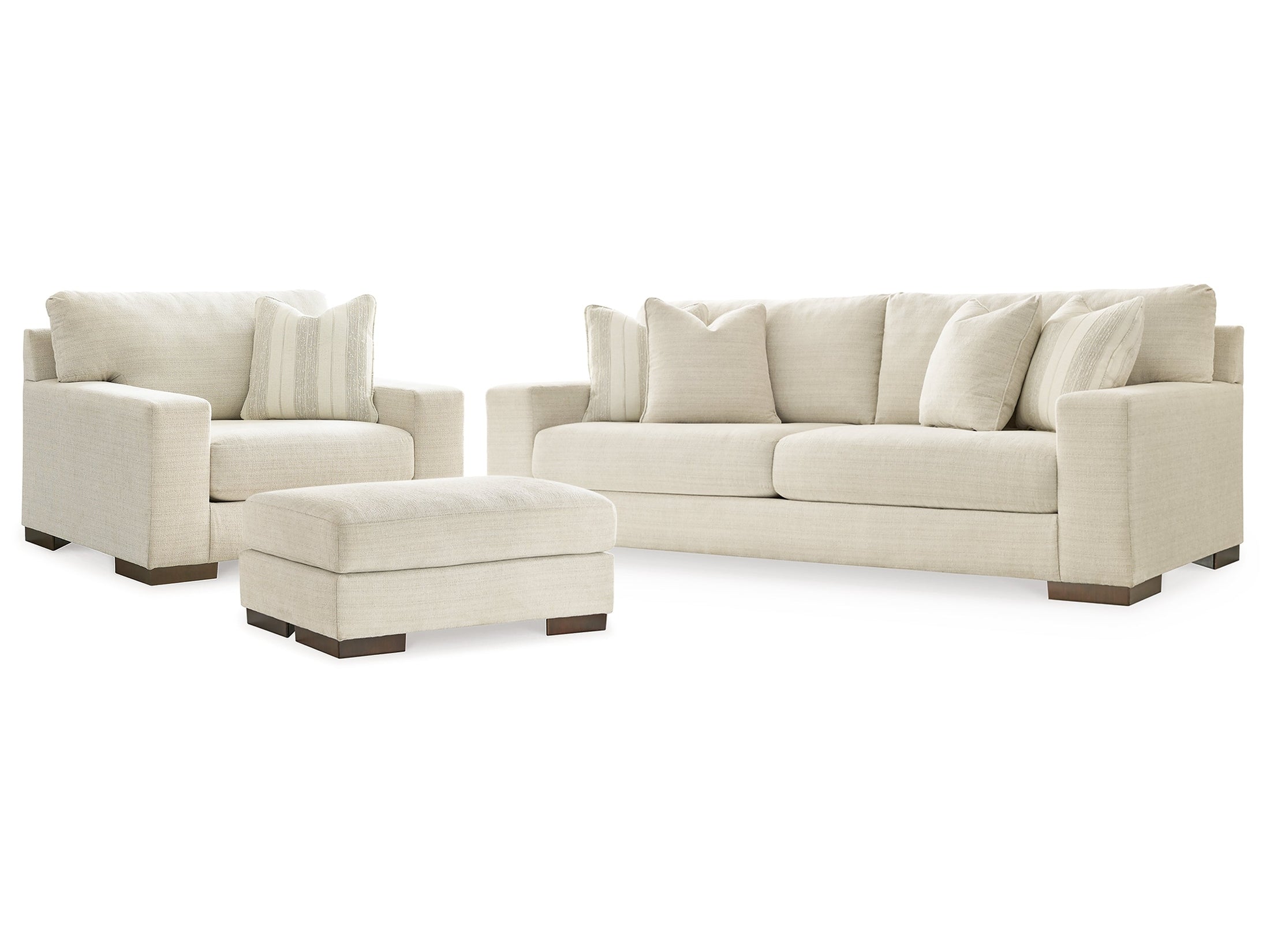 Maggie Birch Sofa, Chair and Ottoman