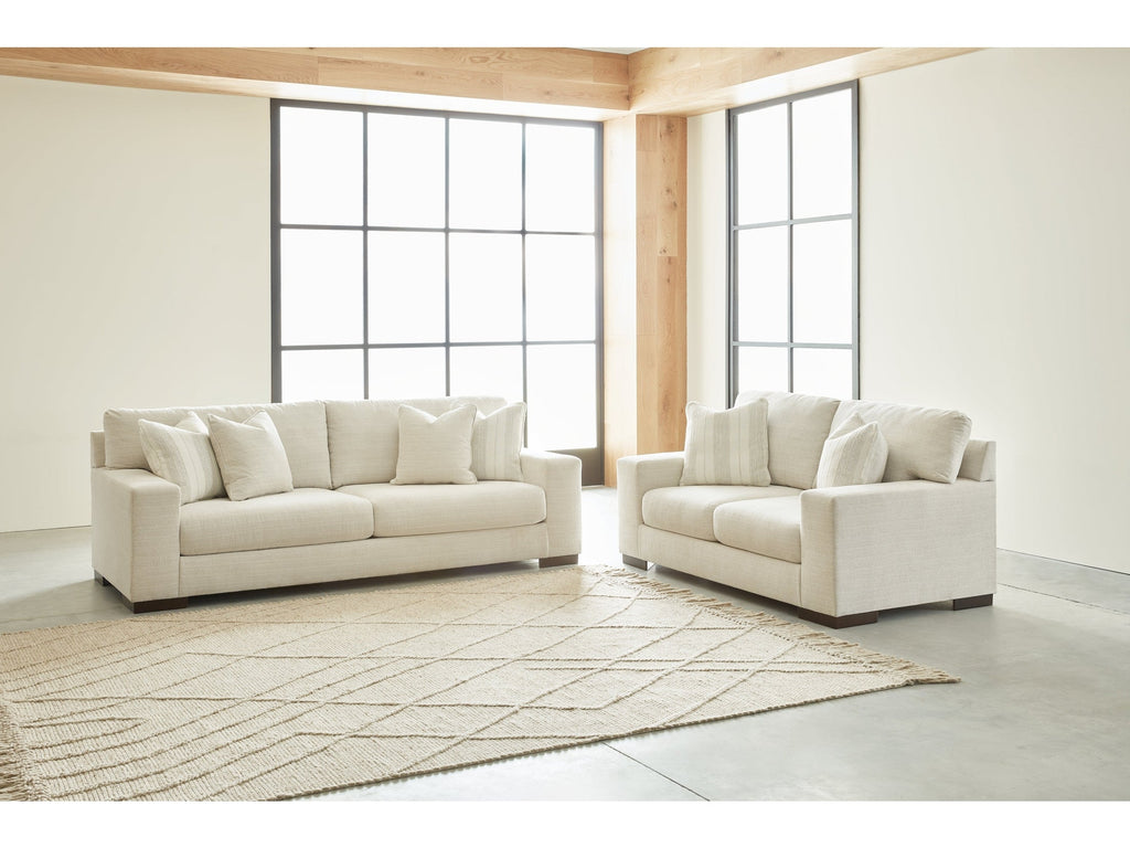Maggie Birch Sofa and Loveseat