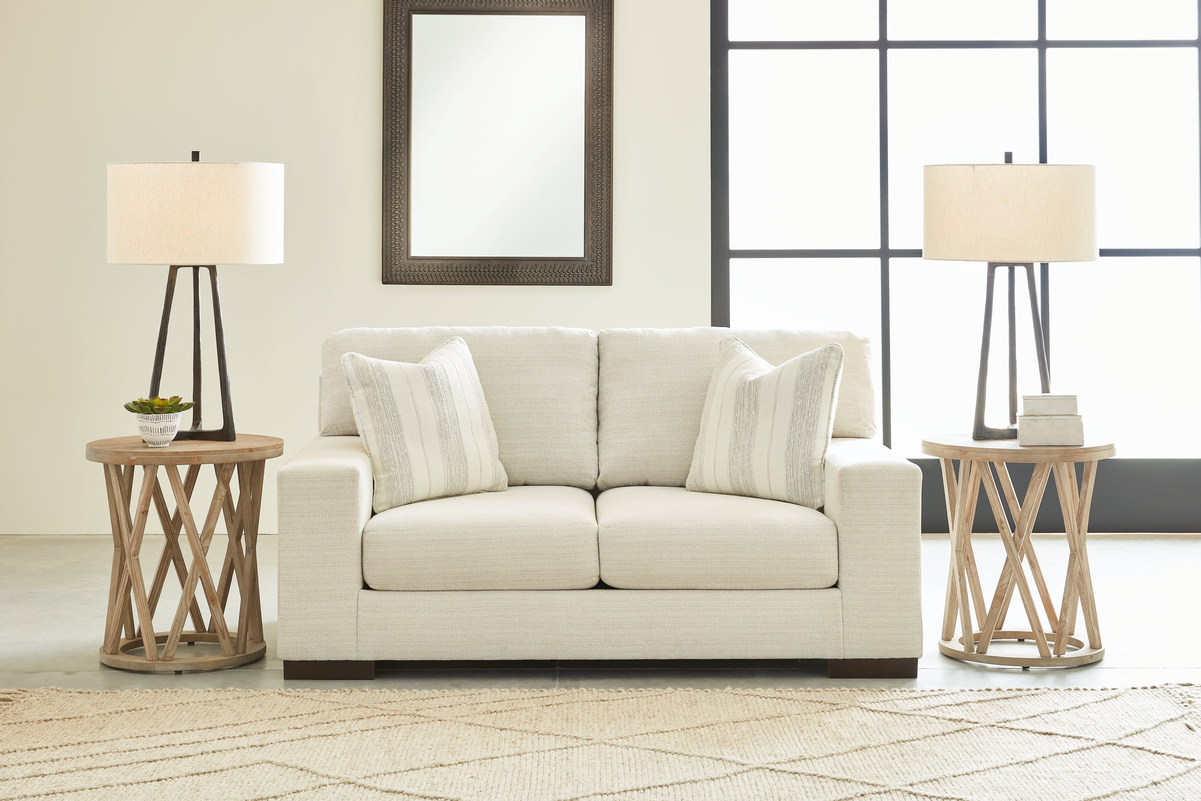 Maggie Birch Sofa and Loveseat