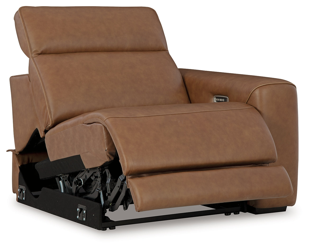 Magic Man Caramel 3-Piece Power Reclining Sectional Sofa