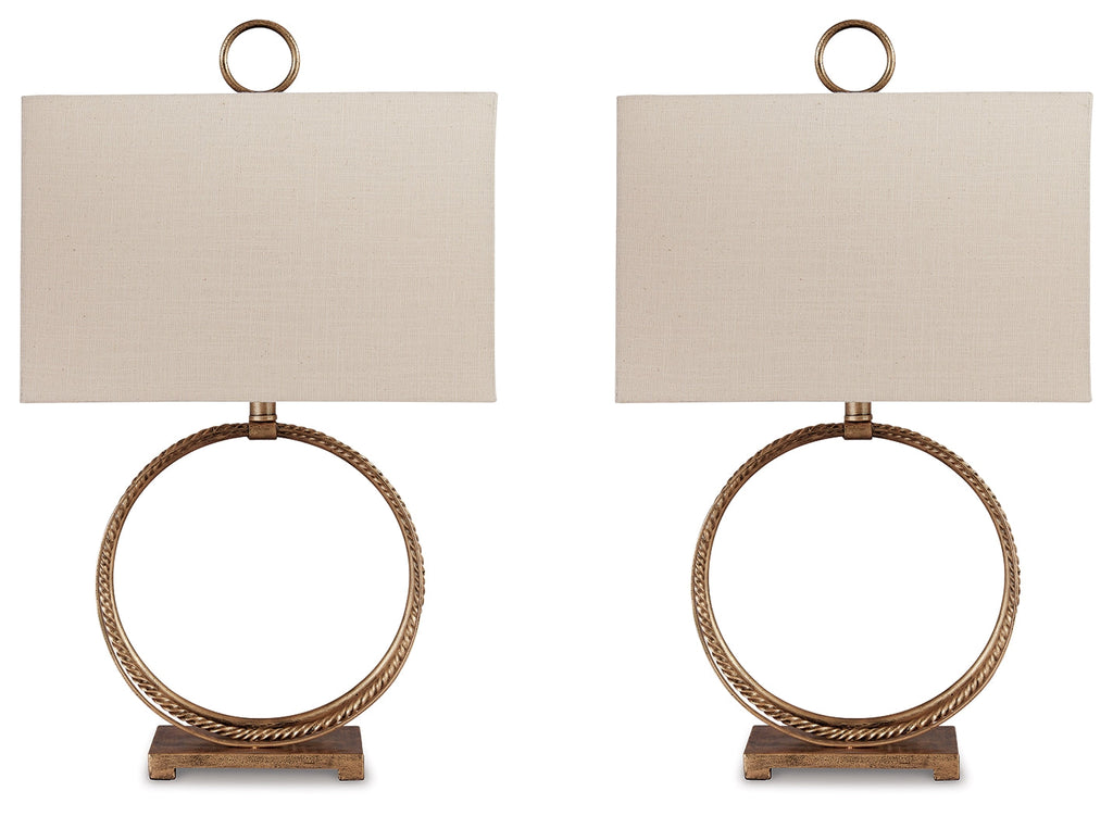 Mahala Antique Gold Table Lamp (Set of 2)