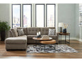 Mahoney Chocolate 2pc Sectional Sofa w/ LAF Chaise
