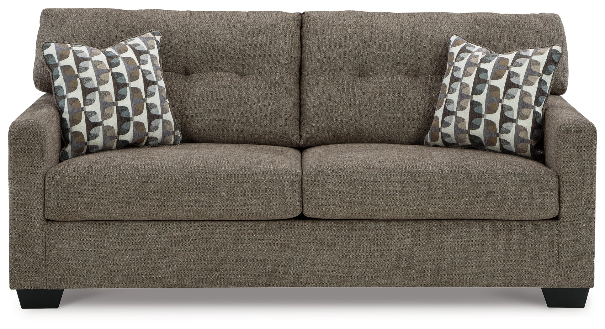Mahoney Chocolate Full Sofa Sleeper & Chaise