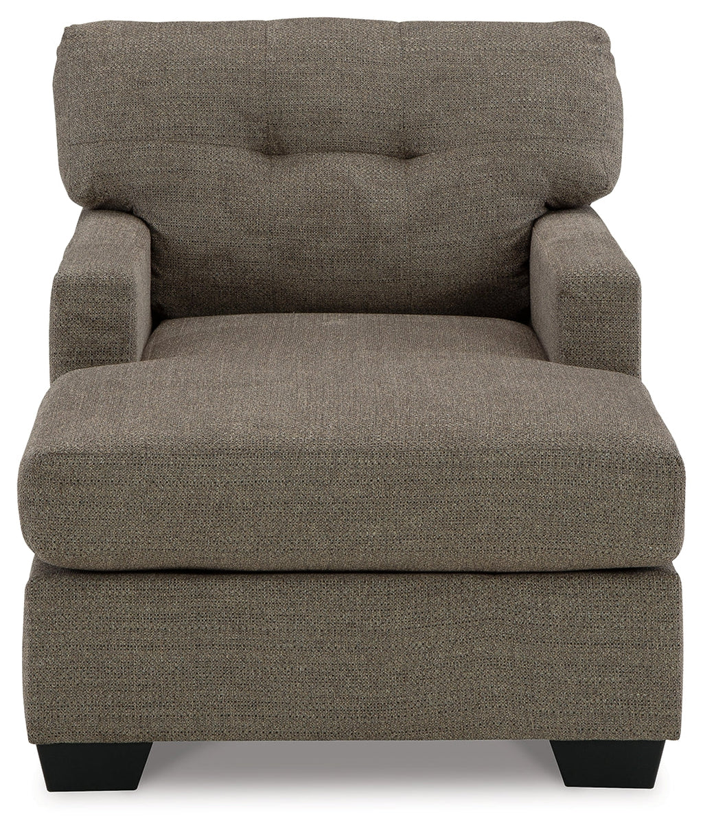Mahoney Chocolate Full Sofa Sleeper & Chaise